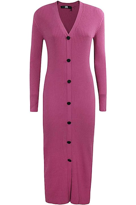 Karl Lagerfeld for Kids Karl Lagerfeld Ribbed Knit Dress