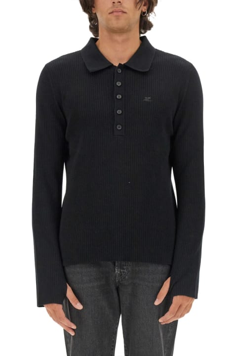 Courrèges for Kids Courrèges Polo With Logo