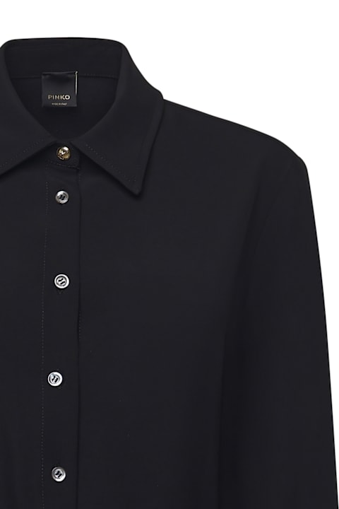 Homeware Pinko Short Dress In Flowing Fabric