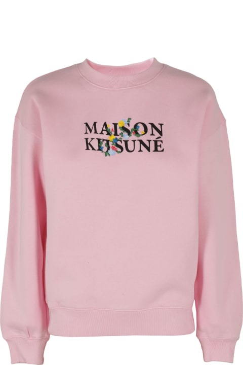 Maison Kitsuné Fleeces & Tracksuits for Women Maison Kitsuné Maison Kitsune Flowers Comfort Sweat