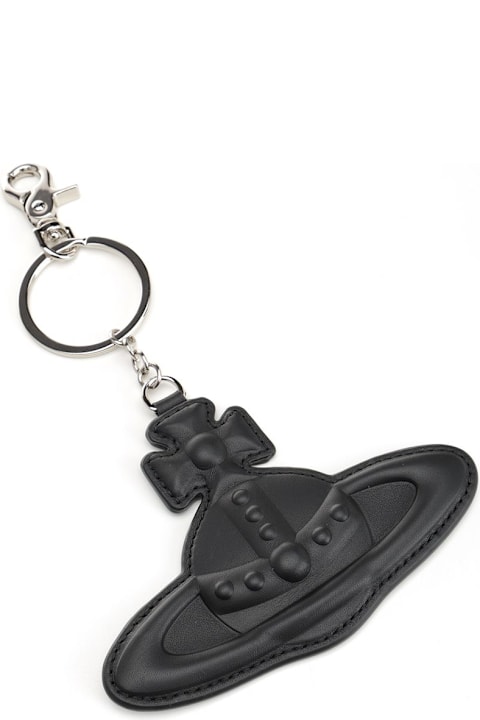 سلاسل مفاتيح لـ السيدات Vivienne Westwood Leather "orb" Keyring