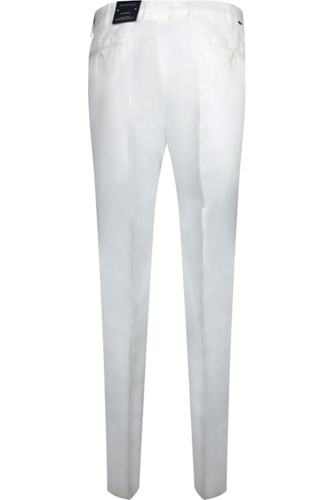 Incotex سراويل لـ القسم الرجالي Incotex White Chinolino Pants