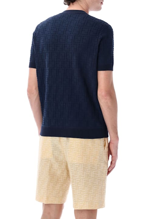 Fendi Sweaters for Men Fendi Knit Mc Ff Intarsia