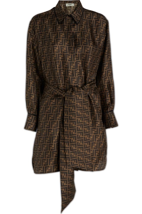 Fashion for Women Fendi Printed Silk Dress