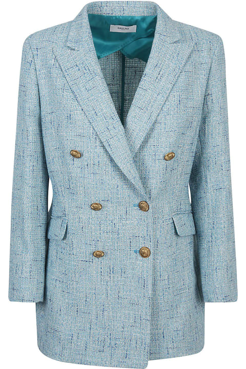 Saulina Milano Coats & Jackets for Women Saulina Milano Saulina Jackets Clear Blue
