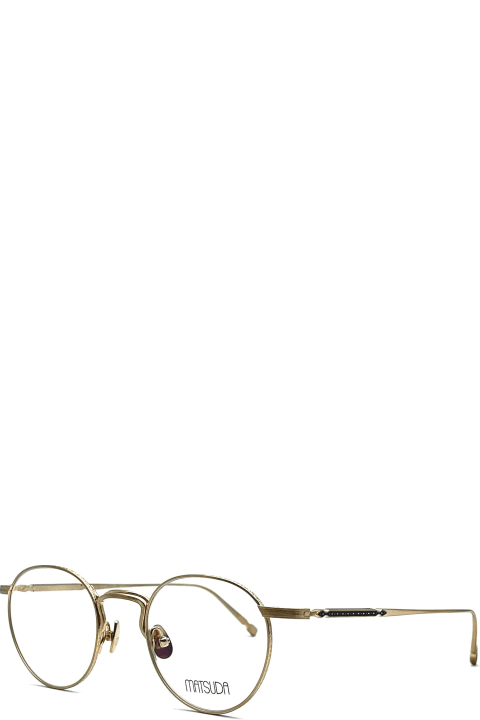 メンズ Matsudaのアイウェア Matsuda M3140 - Brushed Gold Rx Glasses