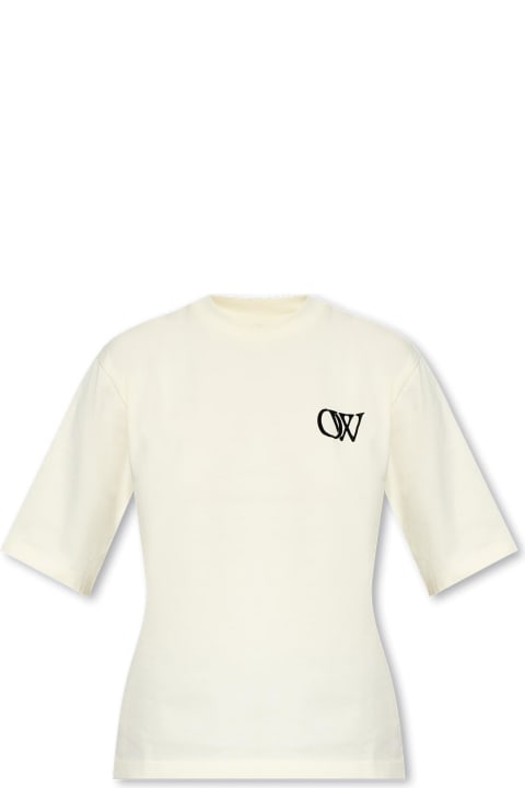 Off-White Topwear for Women Off-White T-shirt With Logo