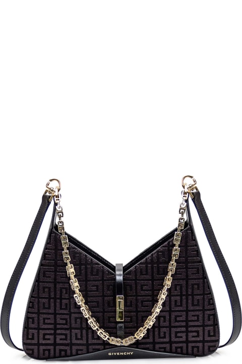 Givenchy Sale for Women Givenchy Logo Embroidered Cut Out Shoulder Bag