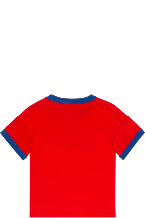 Topwear for Baby Girls Gucci Gucci Kids T-shirts And Polos Red