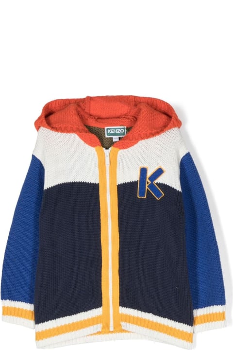 Kenzo Kids Sweaters & Sweatshirts for Women Kenzo Kids Ikebana Cardigan Tricot