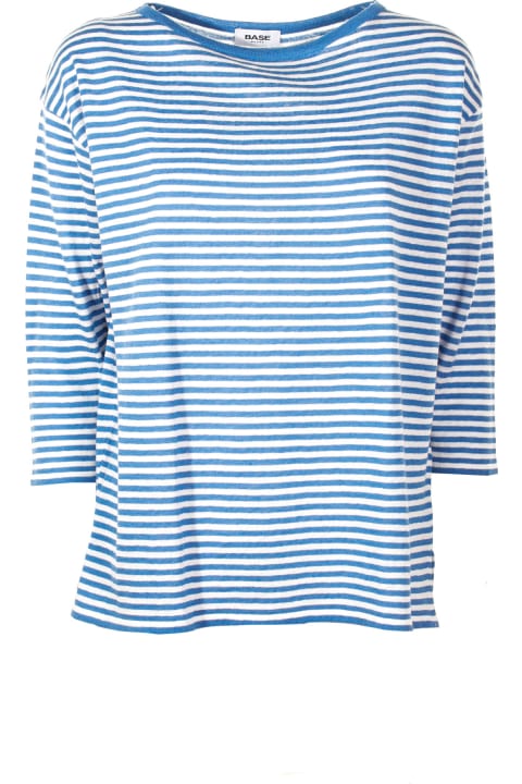 Striped 3/4 Sleeve Shirt