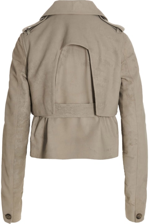 Rick Owens Coats & Jackets for Women Rick Owens 'mini Trench Jacket