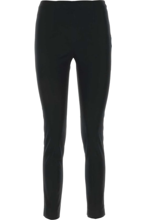 PT01 Pants & Shorts for Women PT01 Black Stretch Viscose Pant