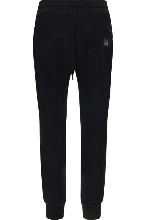 Dolce & Gabbana Clothing for Men Dolce & Gabbana Jogging Pants With Logo Plaque