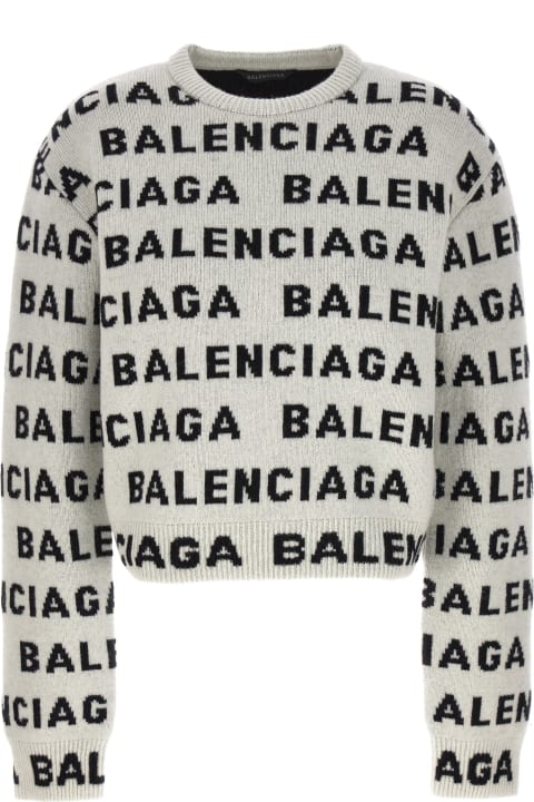 ウィメンズ Balenciagaのニットウェア Balenciaga Crew-neck Wool Sweater