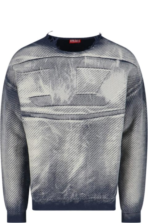 Diesel Sweaters for Men Diesel Frayed Sweater