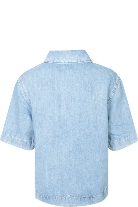 7 For All Mankind Clothing for Women 7 For All Mankind Kansas Celeste Denim Top