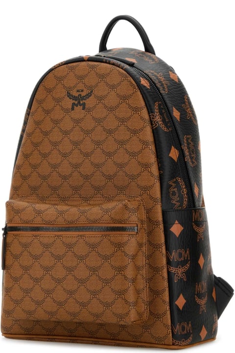 MCM Backpacks for Men MCM Printed Canvas Medium Stark Backpack