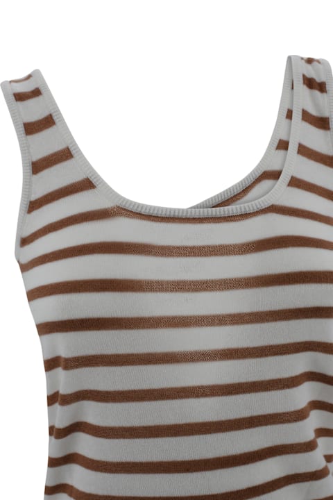 Be You Sweaters for Women Be You Striped Cashmere Top
