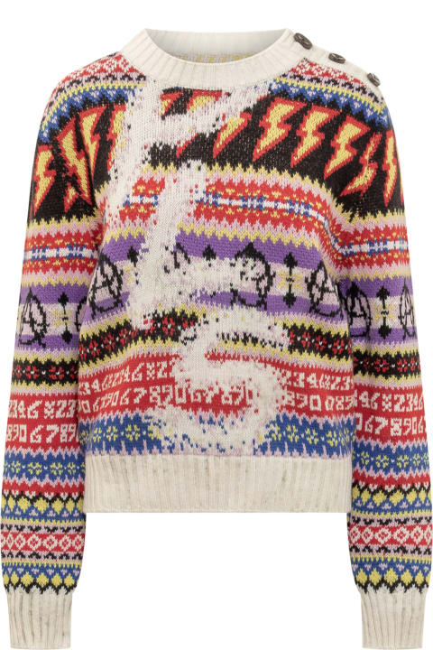 Philosophy di Lorenzo Serafini Sweaters for Women Philosophy di Lorenzo Serafini Jacquard Sweater