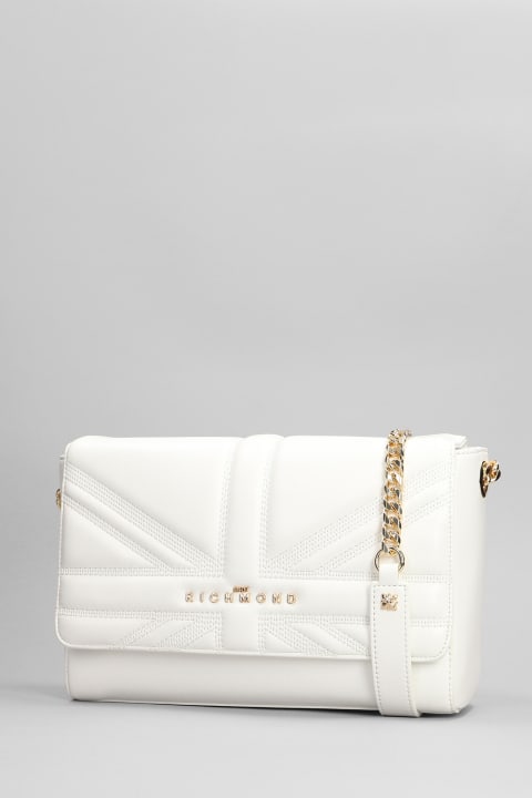 Raites Shoulder Bag In White Leather