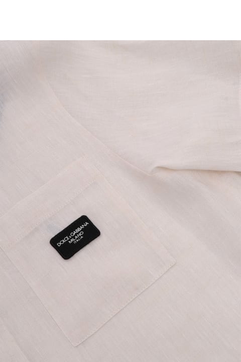 Dolce & Gabbana Kidsのセール Dolce & Gabbana D&g White Shirt