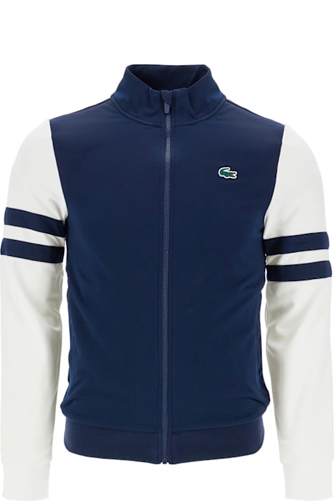 Lacoste Fleeces & Tracksuits for Men Lacoste Full Zip Sweatshirt With Contrasting Sleeves