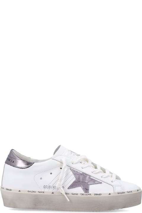 Golden Goose Hi Star Laminated Crocco