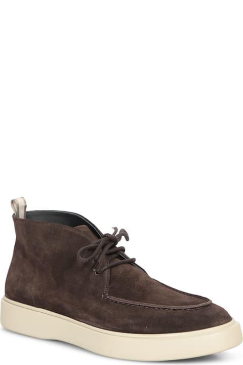 Officine Creative for Men Officine Creative Frame002 Brown Lace-up Ankle Boot