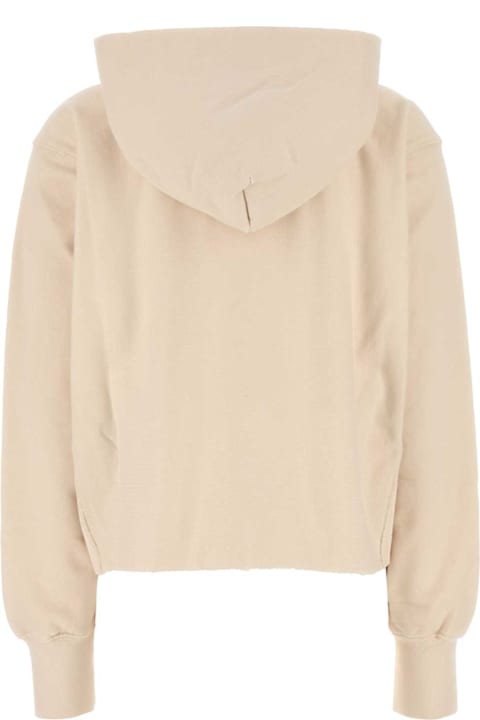 Fleeces & Tracksuits for Women Maison Margiela Cream Cotton Sweatshirt