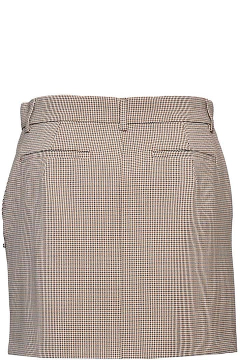 Homeware SportMax Checked Mini Skirt