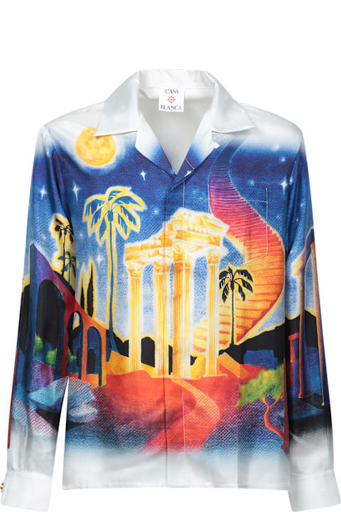 Shirts for Men Casablanca 'midnight Acropolis' Shirt