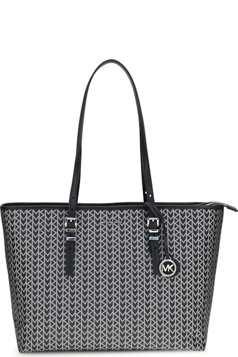 Homeware Michael Kors Quinn Large Jacquard Logo Tote Bag