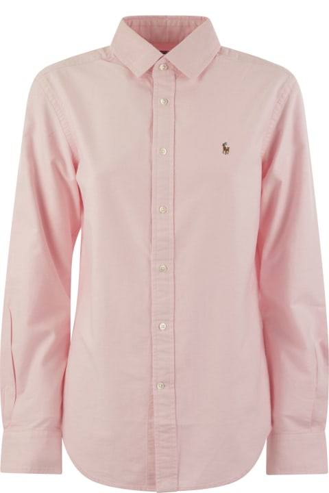Homeware Polo Ralph Lauren Logo Detail Round Hem Plain Shirt