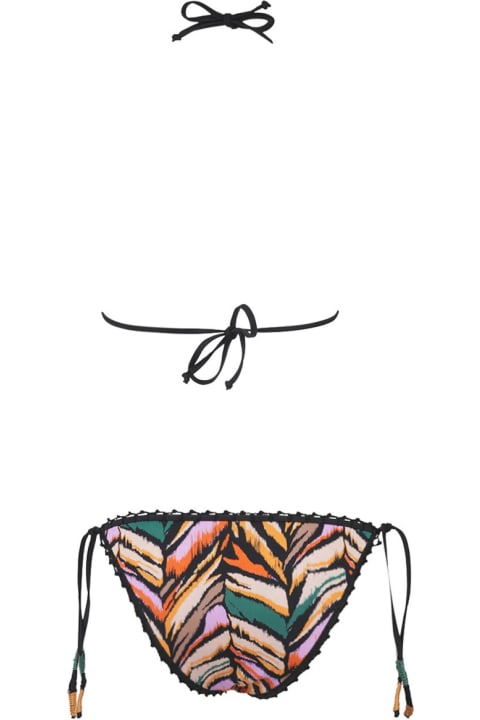 Anjuna Swimwear for Women Anjuna Carina Bikini With Orange Tiger Print