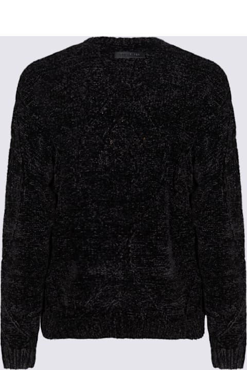 Daily Paper Sweaters for Men Daily Paper Black Knitwear