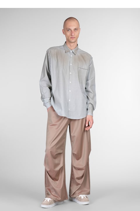 Paura for Men Paura Erzin Shirt In Grey Cotton