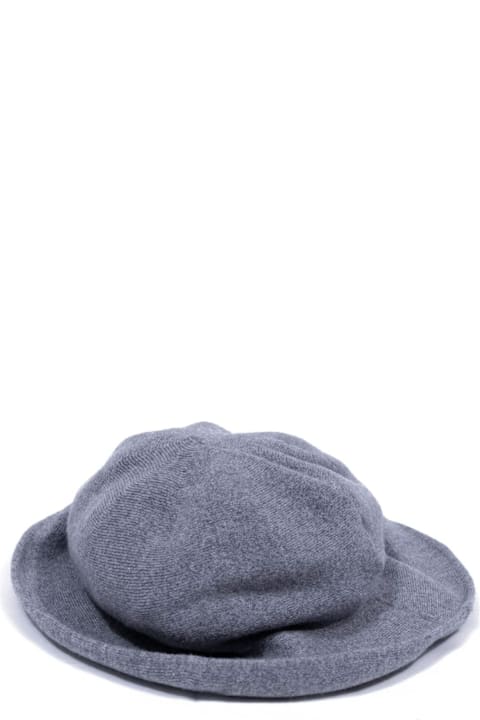 Homeware Kangra Grey Wool And Cashmere Bucket Hat