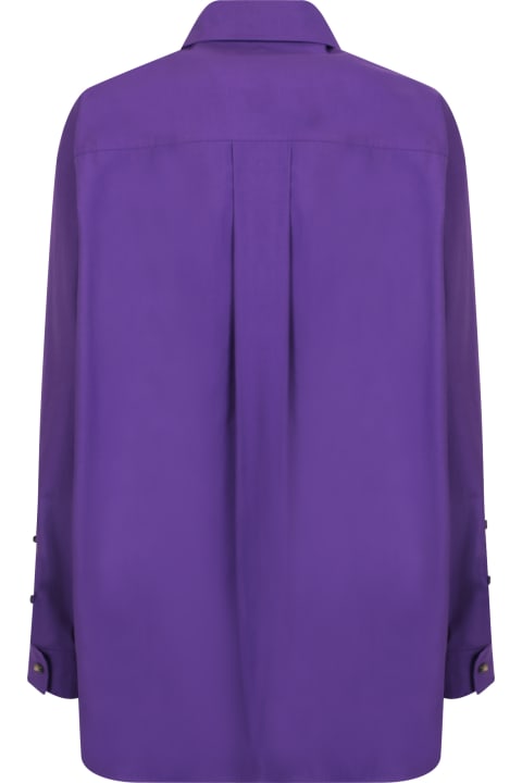 Quira for Women Quira Oversize Purple Shirt