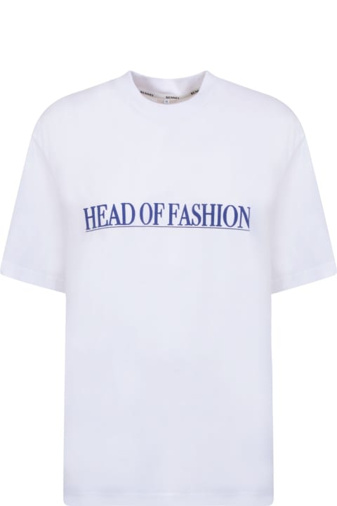 Sunnei Topwear for Women Sunnei White Head Of Fashion T-shirt