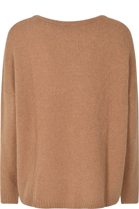 Base Sweaters for Women Base Rib Trim Knit Plain Sweater