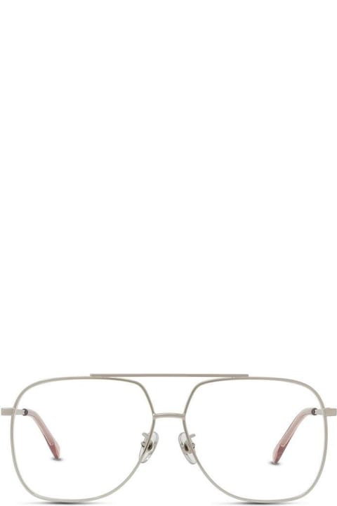 メンズ Stella McCartney Eyewearのアイウェア Stella McCartney Eyewear Pilot-frame Glasses