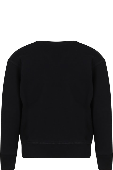 Homeware Dsquared2 Black Sweatshirt For Boy With Logo