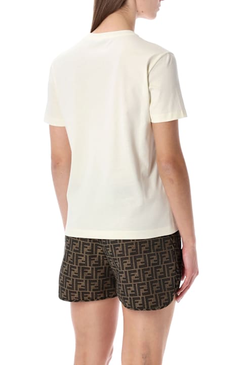 Homeware Fendi Fendi Cotton Logo Butterfly T-shirt