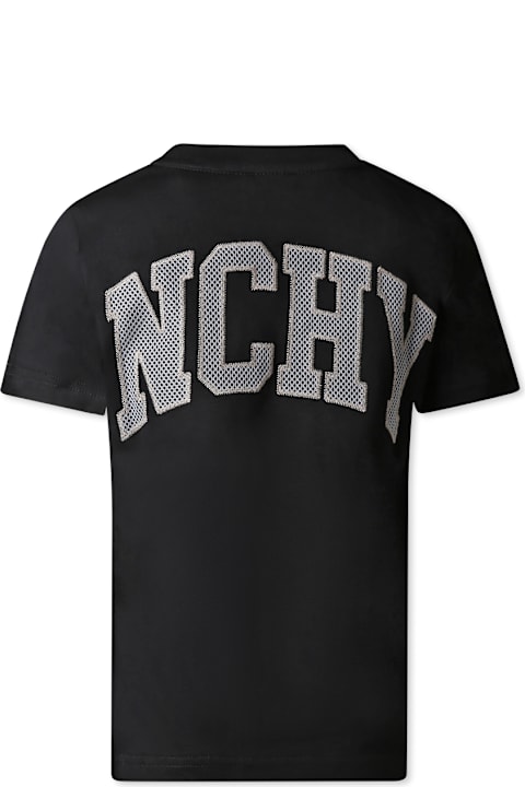 Homeware Givenchy Black T-shirt For Boy With Logo