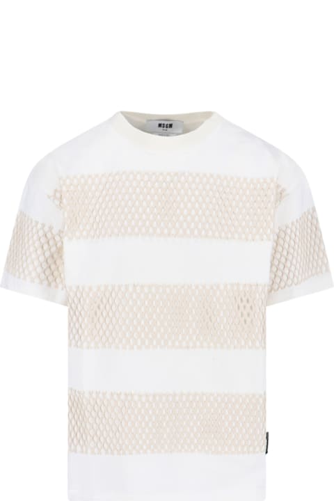 Fashion for Men MSGM Stripe T-shirt