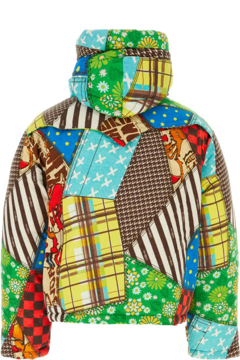 ERL Coats & Jackets for Women ERL Printed Cotton Blend Down Jacket