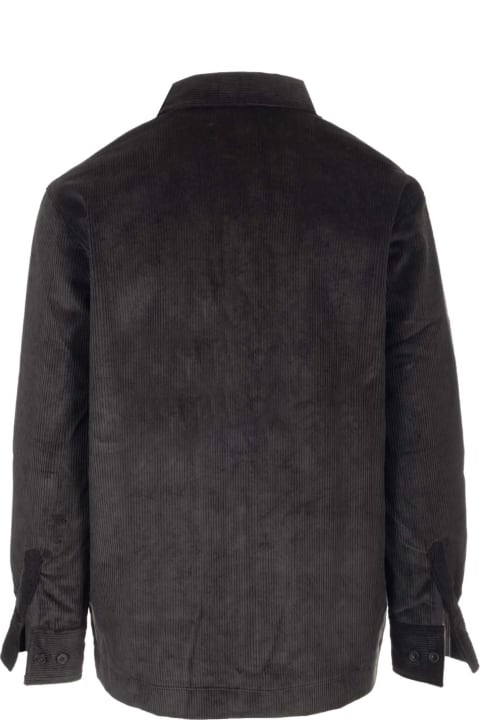 Études for Men Études Black Corduroy Shirt