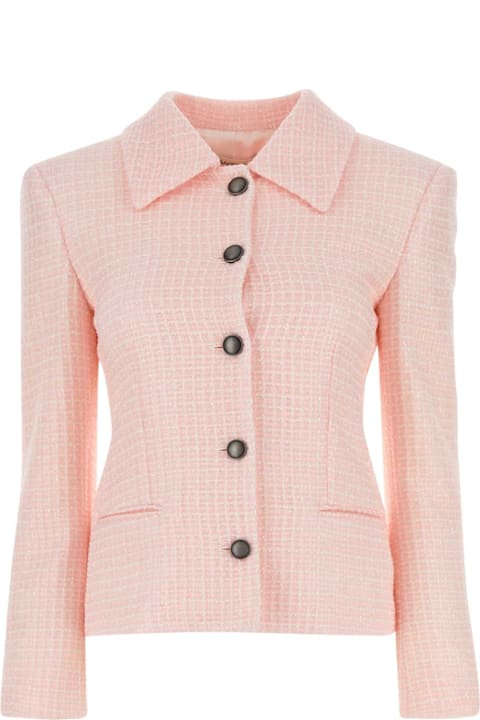 Homeware Alessandra Rich Light Pink Tweed Blazer