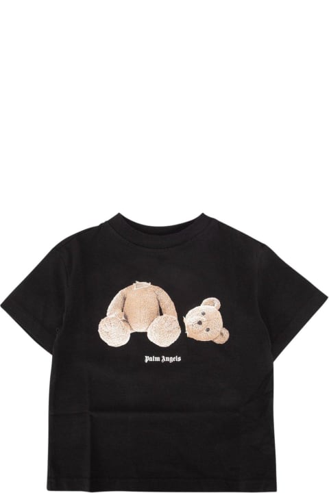 Bear Printed Crewneck T-shirt